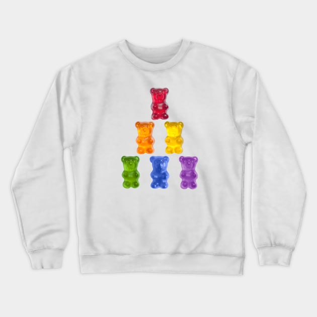 gummy bear pyramid Crewneck Sweatshirt by mystudiocreate